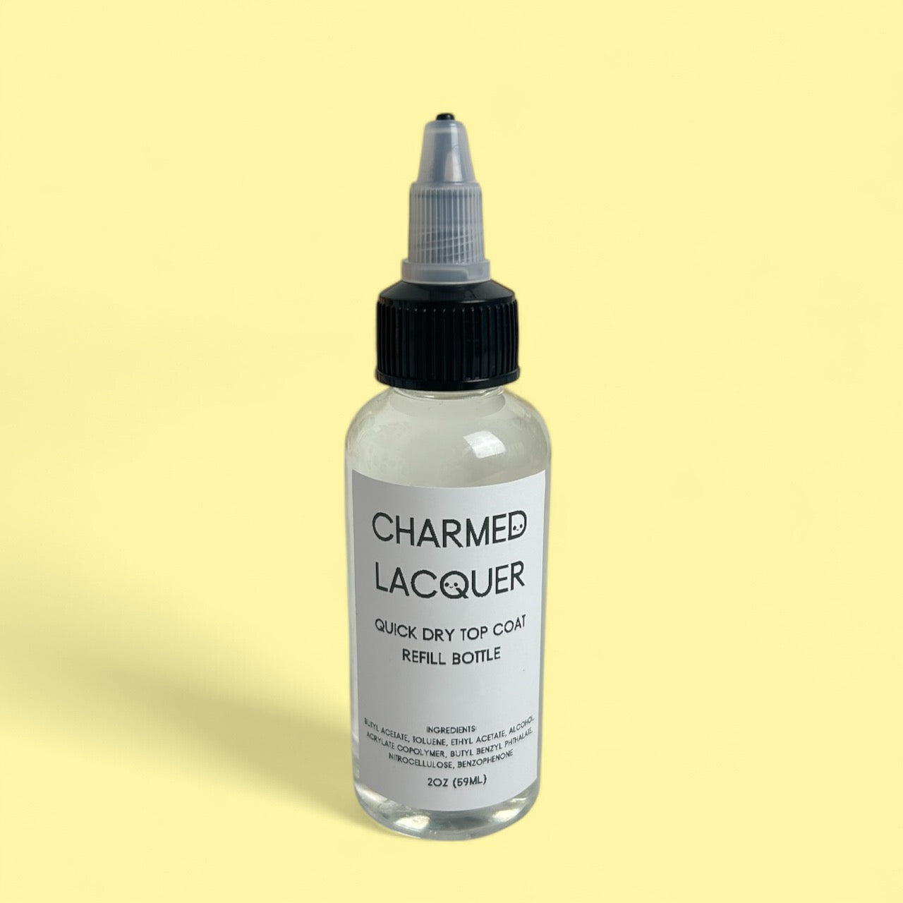 Quick Dry Top Coat 2oz Refill Bottle