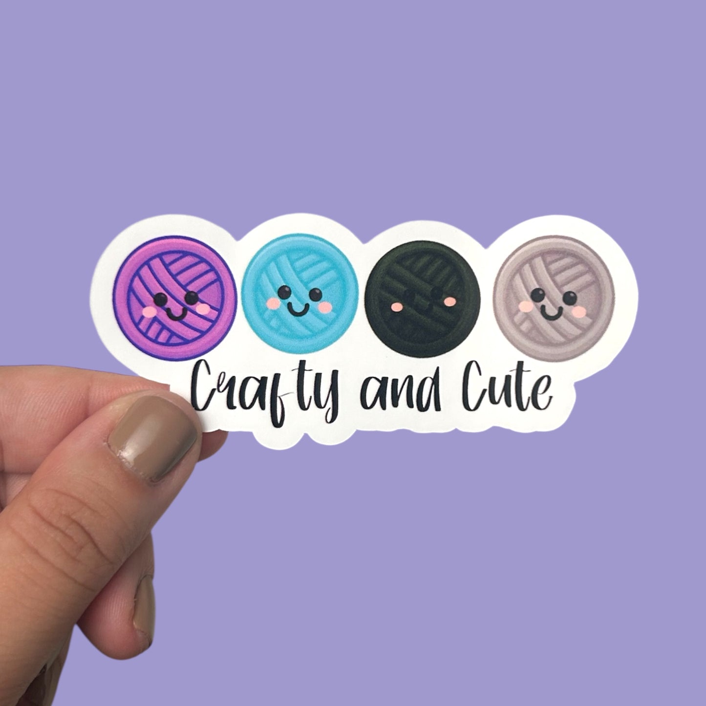 Crafty and Cute Sticker